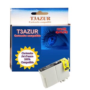 T3AZUR - Cartouche compatible pour Epson T0791 Noire