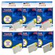 T3AZUR - Lot de 6 Cartouche compatible Epson T0791/2/3/4/5/6 