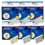 T3AZUR - Lot de 6 Cartouche compatible Epson T0791/2/3/4/5/6 