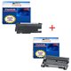 TN2220/DR2200 - Pack de Toner + Tambour Laser Brother compatible TN2220 + DR2200