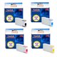 T3AZUR - Lot de 4 cartouches compatibles pour Epson T7021/ T7022 / T7023 / T7024 XL