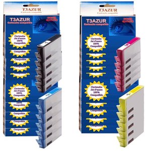 HP364XL - Lot de 20 cartouches compatibles pour HP Photosmart 6510 / 6520 / 6525 / 7510 / 7520 