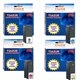 Lexmark 100XL- Lot de 4 Cartouches compatibles Lexmark Impact S301 / S305