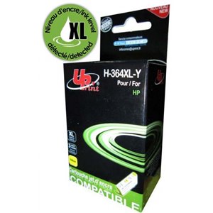 Uprint - Cartouche compatible pour HP 364XL Yellow (CB325EE) - Uprint