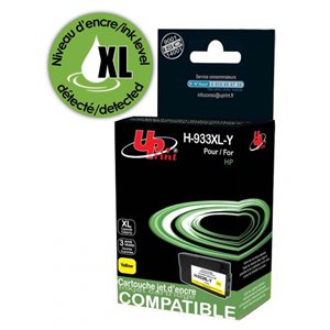 Uprint -Cartouche compatible HP n°933XL (CN056AE) Yellow