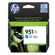 Cartouche HP n°951XL (CN046AE) Cyan- Authentique- Haute Capacité