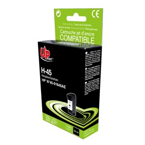 Uprint -Cartouche remanufacturé HP 45 (51645AE) Noire