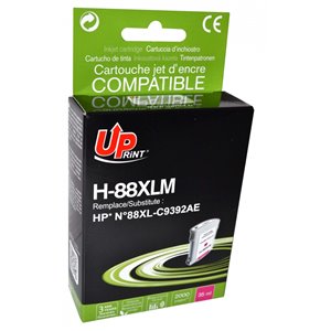 Uprint - Cartouche recyclé HP n°88XL (C9392AE) Magenta