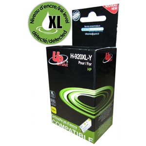 Uprint - Cartouche compatible pour HP n°920XL (CD974AE) Yellow 