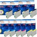 T1281/T1284 - Lot de 10 Cartouches compatibles Epson T1281-T1284