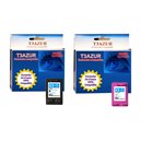Lot de 2 Cartouche compatible pour HP650 XL