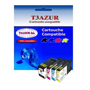 5 Cartouches noirs (38 Ml) et couleurs (13 Ml) compatibles pour MAXIFY MB3000 MB2150 remplace Canon PGI-1500 XL