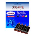PGI35/CLI36 - Lot de 4 Cartouches Compatibles Canon PGI-35 / CLI-36