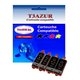 T3AZUR - Lot de 4 Cartouches Compatibles Canon PGI-35 / CLI-36