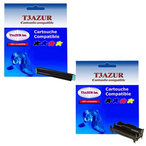 Tambour + Toner Laser compatible pour Oki B4400 / B4600