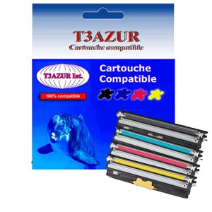 Lot de 4 Toners Laser compatibles pour Oki C110