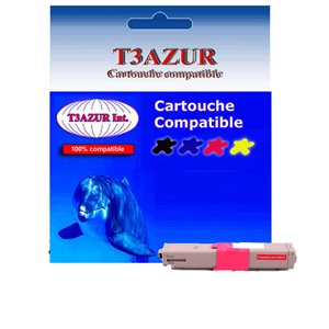44973534- Toner Laser compatible pour Oki C301 / C321 Magenta
