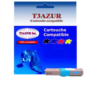 44469706- Toner Laser compatible pour Oki C310 / C330 Cyan
