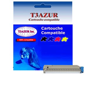 43487712- Toner Laser compatible pour Oki C8600 / C8800 Noir