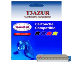 43487710- Toner Laser compatible pour Oki C8600 / C8800 Magenta