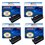4 Toners Lexmark X203 / X203n /  X203A21G - Compatible - 2 500 pages