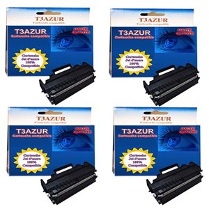 4 Toners Lexmark X204 / X204n /  X203A21G - Compatible - 2 500 pages