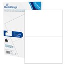 Étiquettes adhésives, 210x148.5mm, blanc , 100 labels