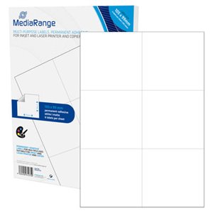 Étiquettes adhésives, 105x99mm, white, 300 labels
