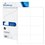 Étiquettes adhésives, 105x74mm, blanc, 400 labels