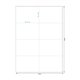 Étiquettes adhésives, 105x74mm, blanc, 400 labels