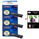 3 Toner compatibles Samsung MLT-D111S / MLTD111S+ Pack de 20 papiers photos A6 Brillant 230gr