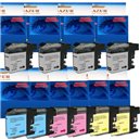 LC223XL- Lot de 10 Cartouches compatibles pour Brother LC223 XL