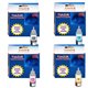 T66XL - Lot de 4 Encres compatibles Epson T6641/ T6642/ T6643/ T6644 XL- 100ml