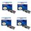 Pack 5 Brother TN325 (BK/C/M/Y) - Supérieure Qualité Toner pour Brother DCP 9055 CDN / 9270 CDN (2N+1C+1M+1Y)