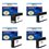 Lot de 4 cartouches compatibles HP OfficeJet Pro 8600 / HP 950XL / HP951XL