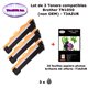 Lot de 3 Toners compatibles Brother DCP-1510, DCP-1512, TN1050 - 1 000 pages – T3AZUR Noir