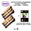 T3AZUR - 6 Toners génériques TN-1050 pour BROTHER DCP-1610W DCP-1612W MFC-1910W MFC-1911 HL-1110+20f A6 brillantes