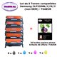 5 Toners génériques CLP-320 Bk,C,M,Y pour Samsung CLX 3180 3185 3185FN 3185FW 3185N imprimante+ 20f A6 brillantes -T3AZUR