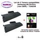 2 Toners génériques Samsung MLT-D101S /ELS pour Samsung ML 2160 2164 2165 2165W 2168w imprimante+20f A6 brillantes-T3AZUR