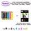 LCL Cartouche d'encre Compatible 33XL T3351 T3361 T3362 T3363 T3364(2Noir 1Photo Noir 1Cyan 1Magenta 1Jaune) Remplacement pour E