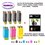 T16XL- 10 cartouches compatibles Epson T1631, T1632, T1633, T1634 pour WF 2010 2510 2520 2530 2540 2630WF 2650DWF+20f A6 brillan