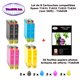 T16XL- 8 cartouches compatibles Epson T1631 T1632 T1633 T1634 pour Epson WF2660 2660DWF 2750DWF 2760DWF+20f A6 brillantes
