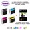 T18XL - 8 cartouches compatibles Epson T1811 T1812 T1813 T1814 pour XP 102, 202, 205, 212, 215, 225, 30, 302, 305+20f A6 brillan