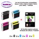 T18XL- 8 cartouches compatibles Epson T1811 T1812 T1813 T1814 pour Epson XP 405 405WH 412 415 422 425 -20f A6 brillantes-T3AZUR