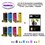 T27XL- 8 cartouches compatibles Epson T2711 T2712 T2713 T2714 pour Epson WF 7715DWF 7720DTWF -20f A6 brillantes -T3AZUR