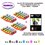 20 cartouches compatibles Canon PGI570 CLI571 XL pour Canon Pixma MG5700 MG5750 MG5751 MG5752 MG5753 -20f A6 brillantes -T3AZUR