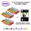 15 cartouches compatibles Canon PGI570 CLI571 XL pour Canon TS5050, TS5055, TS6050, TS6051, TS6052 -20f A6 brillantes -T3AZUR