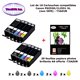 10 cartouches compatibles Canon PGI550 CLI551 XL pour MG6450 MG6600 MG6650 MX725 MX925-20f A6 brillantes -T3AZUR