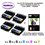 20 cartouches compatibles Canon PGI550 CLI551 XL pour MG6450 MG6600 MG6650 MX725 MX925-20f A6 brillantes -T3AZUR