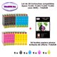 20 cartouches compatibles Epson T1291 T1292 T1293 T1294 pour Epson Stylus BX 635FWD 925FWD 935FWD -20f A6 brillantes -T3AZUR